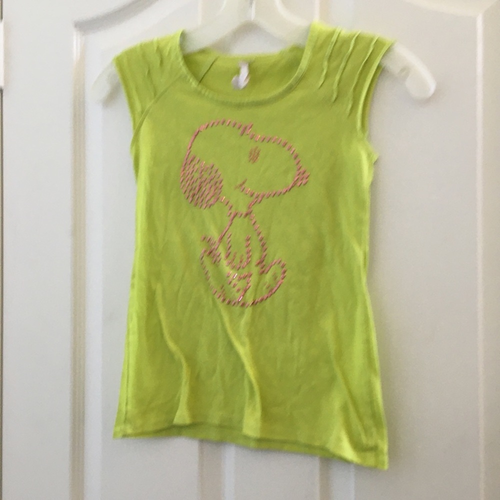 FINAL MARKDOWN GIRLS snoopy tee small